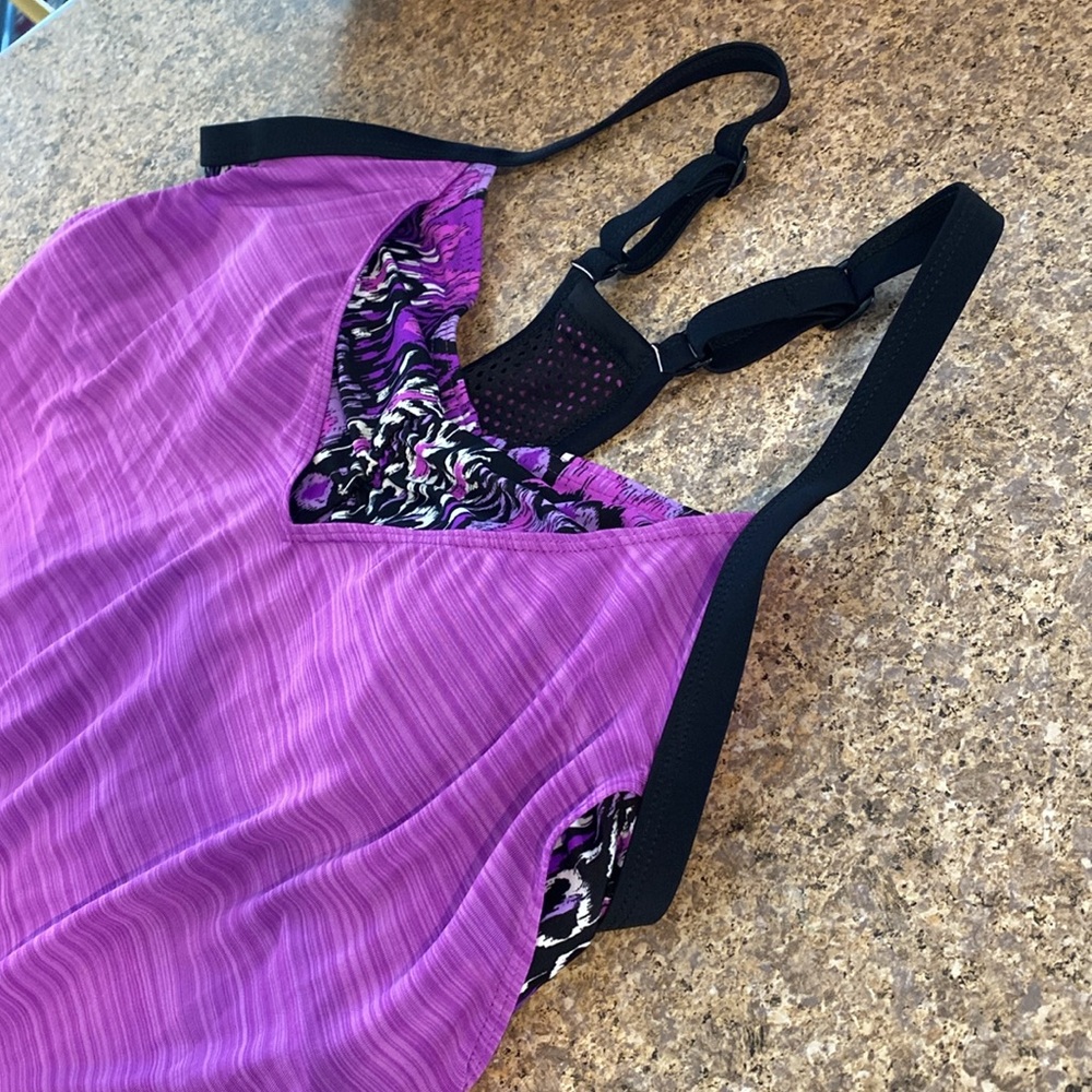 ZeroXPosur Swim Top L (12) Tankini Top - Picture 3 of 17